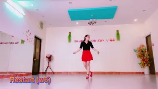 💕Happy New year💕Line dance Choreo Rex Chuan music ABAB ▶https://youtu.be/k0_pF0L5wR8