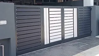 Folding gate installation