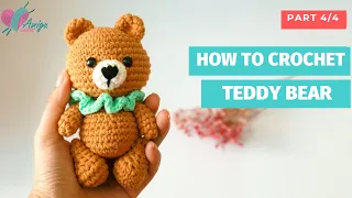 #182 | Amigurumi Teddy Bear Crochet Pattern (4/4) | How To Crochet Amigurumi Animal | AmiguWorld