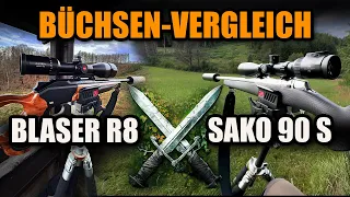 Büchsen-Vergleich: Blaser R8 VS Sako Peak 90 S Carbon