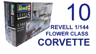 Revell 1/144 Flower Class Corvette full build with Pontos detail set Part 10