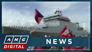 Chinese navy ship docks in Manila for four-day goodwill visit | ANC
