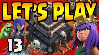 Clash of Clans: Let's Play TH9!! ep13 - Queen lv10, Hound lv2, and XBOWS!