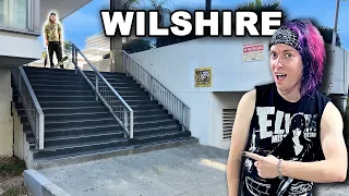 Skating the Wilshire 15 and 10 Stair in 2023!? - Spot History Ep. 9