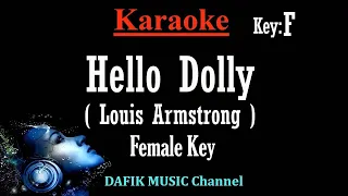 Hello Dolly (Karaoke) Louis Armstrong Female key F