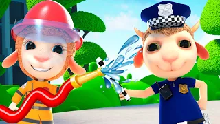 Пожарный и Полицейский | Мультики для Детей | Долли и Друзья