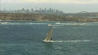 2012 Rolex Sydney Hobart Yacht Race Start-Sea Mark Sydney Harbour.