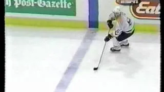 Mario Lemieux first goal after comeback 12-27-00