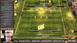 Rookie Skaven vs 1500 dwarves (the Sage plays Blood Bowl 2)