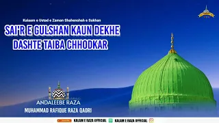 SAI'R E GULSHAN KAUN DEKHE | Kalaam e Ustad e Zaman Shahenshah e Sukhan | Rafique Raza Qadri