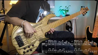 Metallica - For Whom The Bell Tolls | Bass Cover + Play Along Tab & Score