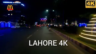 Lahore Night Drive | Gulberg | M. M. Alam Road