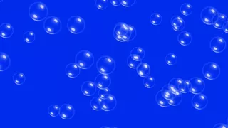 BUBBLES GREEN SCREEN footage