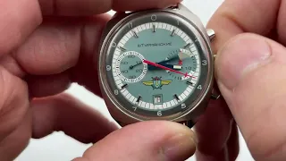 Shturmanskie Vintage USSR Soviet watch Poljot Chronograph 3133 35423