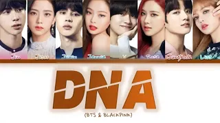 How Would BTS & BLAACKPINK Sing 'DNA' BTS Color Coded Lyrics (FM)