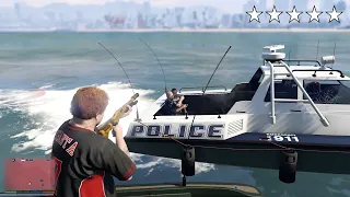 GTA 5 - JIMMY’S FIVE STAR BOAT RAMPAGE (GTA V Funny Moment)