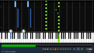 Fly - Ludovico Einaudi "Intouchables" Piano Tutorial by PlutaX Synthesia