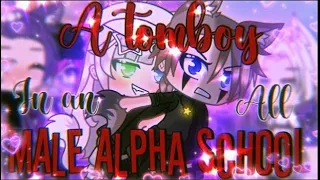 A Tomboy in an all male alpha school || GLMM || GachaLife MiniMovie ||