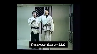 Old historical footage of Combato-Jujutsu footage, filmed in 1989, featuring Carl Cestari.