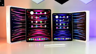 NEW Apple iPad Pro 11" & 12.9" w/ M2 Chip Unboxing & Performance Comparison | How Much Faster Is It?