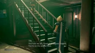 FINAL FANTASY VII REMAKE Cloud about to smash