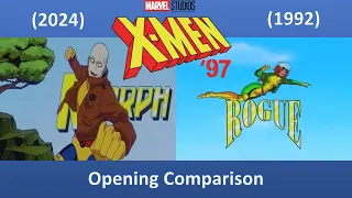 Marvel X-Men '97 : Opening Intro Theme Song Comparison (2024 VS 1992)