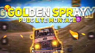 ✨GOLDEN SPRAY😈⚡| PUBG LITE MONTAGE | | OnePlus,9R,9,8T,7T,5T,7,6T,8,N105G,N100,Nord,NeverSettle