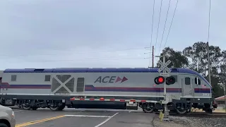 Altamont Commuter Express 3303 #04 North - Roth Road Railroad Crossing, Lathrop CA