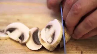 Knife Skills: How To Slice Mushrooms