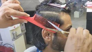 Long Hair cutting with scissors #alrayaanhairstudio