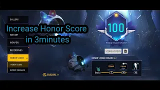 How to increase Honor Score in 3 minutes