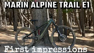 2024 Marin Alpine Trail E1 | Shimano EP6 | owners first impressions.