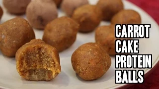 NO BAKE PROTEIN BALLS | How to Make Carrot Cake Protein Balls