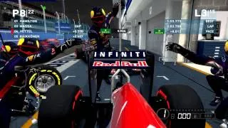 F1 2014 The Game: WHOLE GRID PITTING