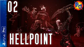 Let's Play Hellpoint PS4 Pro | Split Screen Multiplayer Co-op Gameplay | Ep. 2 Celestial Beast (P+J)