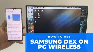 (Hindi) How to use samsung dex wireless on laptop windows 11 | How to use samsung dex s23 ultra