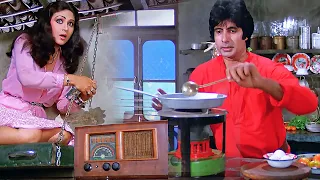 कुली अमिताभ बच्चन ऑमलेट कॉमेडी सीन : Amitabh Bachchan Coolie Comedy Scene | Hindi Comedy Scene