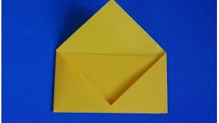 Как сделать конверт из бумаги а4 своими руками. Оригами для письма из листа без клея