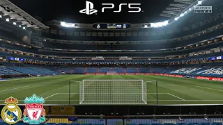 (PS5) FIFA 21 - Real Madrid vs Liverpool UCL 2021 | Ultra Realistic Graphics GAMEPLAY [4K HDR 60fps]