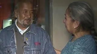 Homeless man and sister reunited after 40 years