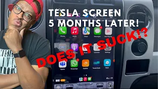 13in Tesla Style Screen In My 2010 F-150...4 Months Later! #TruckTech