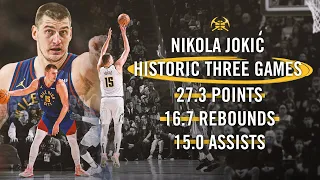 Nikola Jokić Historic Three-Game Stretch | 2/22-2/25 Full Game Highlights 🎥