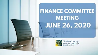 Finance Committee Meeting via Zoom