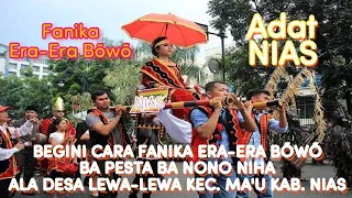 Beginilah Cara Fanika Era-Era Bowo Mado Gulo di Pesta Pernikahan Desa Lewa-Lewa Kec. Ma'u Kab Nias