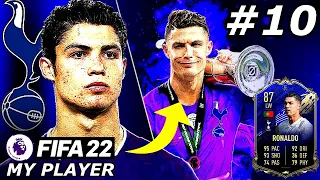 RONALDO WINS A TROPHY FOR SPURS?!😱 - FIFA 22 Ronaldo Player Career Mode EP10