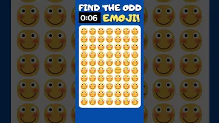 Find the odd emoji out 81 #shorts #emojichallenge #puzzlegame #spotthedifference #howgoodareyoureyes