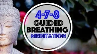 Anxiety relief through guided 4-7-8 breathing meditation.