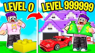 Can We Go MAX LEVEL In ROBLOX BRICK BUILDING SIMULATOR!? (Roblox Building Blocks Simulator!)