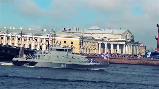 Военно-морской парад в Санкт-Петербурге. 30.07.2017