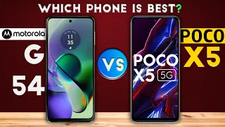 Motorola G54 vs Poco X5 : Which Phone is Best❓😱